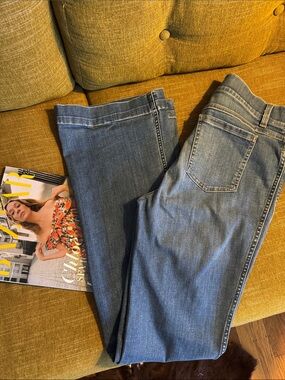 SPANX Women's Medium Blue Wide-Leg Jeans